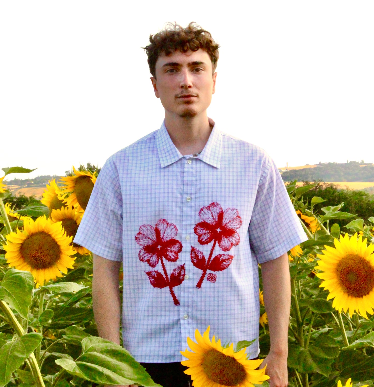 Passion Red Shirt - VANTARD Marque de vêtements streetwear indépendante écoresponsable chemise made in portugal