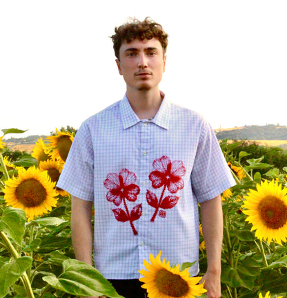 Passion Red Shirt - VANTARD Marque de vêtements streetwear indépendante écoresponsable chemise made in portugal