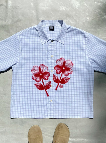 Passion Red Shirt - VANTARD Marque de vêtements streetwear indépendante écoresponsable chemise made in portugal